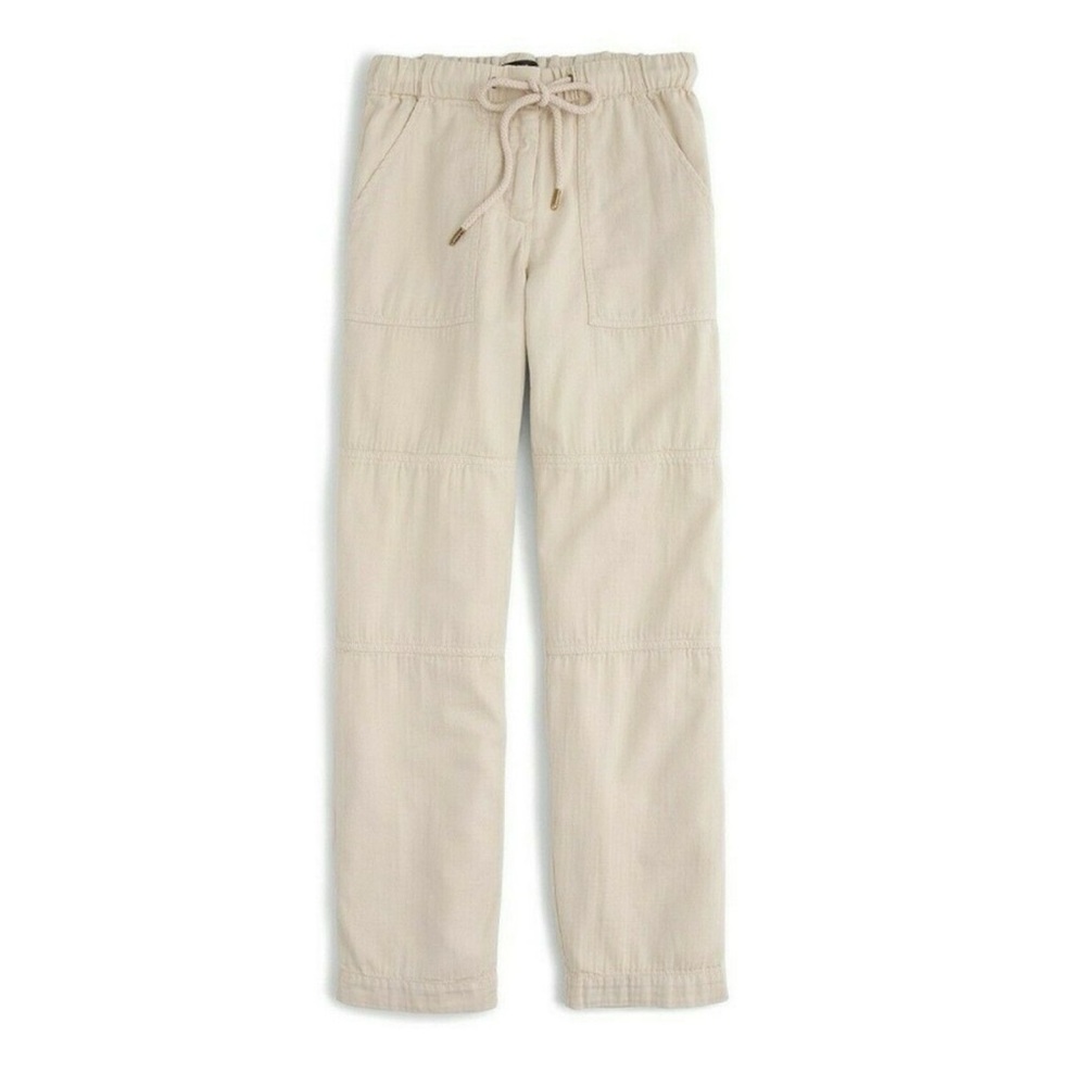 J.Crew pull on drawstring cargo pant EUC